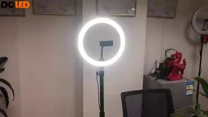 RING LIGHT 26cm with Tripod stand( 3 mode: warm lightwhite lightsoft light)