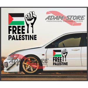 STIKER FREE PALESTINE STIKER MOBIL STIKER PALESTINE STIKER CUTTING