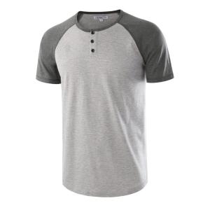 senfue kaos polos pria kancing depan lengan pendek mobinasi warna model terbaru/ kaos raglan lengan pendek