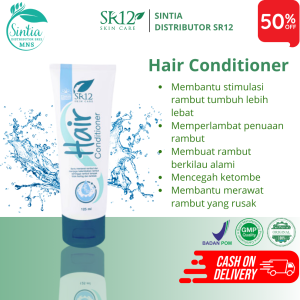 SR12 Hair Conditioner Perawatan Untuk Rambut Kering dan Rontok Menjadikan Lebat Serta Berkilau 125ml