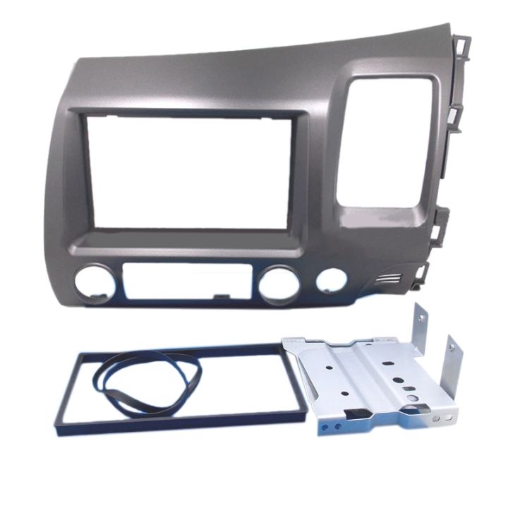 Double Din Install Kit Double Din Dash Kit For 2001-2005 Honda Civic - Installation Mount For Aftermarket Radio 08 Civic Radio Kit - Foto 2