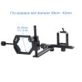 Andoer Universal Metal Telescope Phone Digital Camera Mount Adapter Bracket Smartphone Holder Clip for Monocular Spotting Scope Microscope Telephoto Lens for iPhone 7Plus/ 7/ 6s/ 6Plus. 