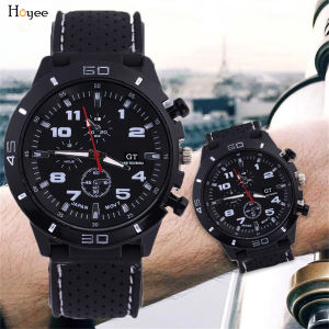 Hoyee Mens Casual Quartz Watch Anti Shock and Fall Resistant Dial Waterproof Wrist Watch Sports Fashion Quartz Man Wrist watch Trend Casual Leather Watch Korean Version of Simple Fashion Watch