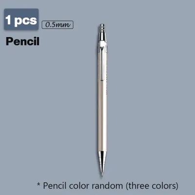 0.5mm/0.7mm Metal Mechanical Pencil Automatic Pen Press Pen Automatic Pencil Stationery Automatic Pencil Refill