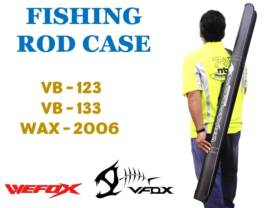 VFOX WEFOX (6.3 - 7.7 feet) Hard Rod Case (195cm - 235cm) Fishing