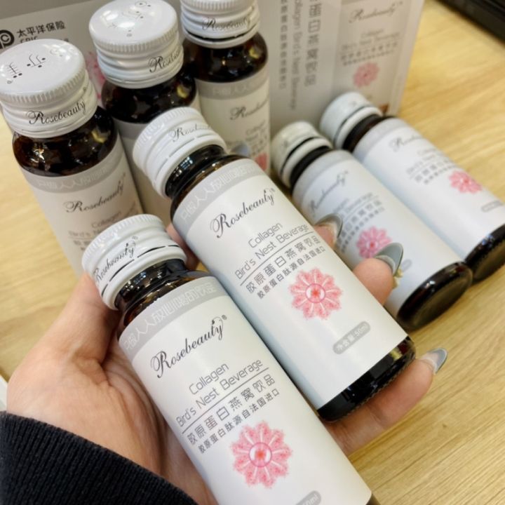 COLLAGEN YẾN Đep Da, Trắng Hồng Rạng Ngời ROSE BEAUTY Collagen Bird’s Nest Beverage CHÍNH HÃNG