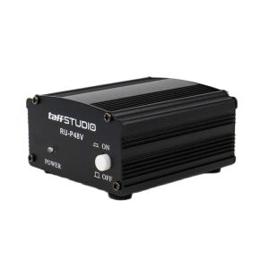 COD TaffSTUDIO Phantom Power Microphone 1 Channel 48V Supply Mic - RU-P48V / karaoke mobil lapangan miniatur power subwoofer murah tahan lama berkualitas terbaik murah terjangkau