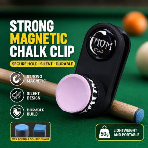 Strong Magnetic Silent Chalk Clip Silent Taom Chalk Holder Professional for Home Club Billiard