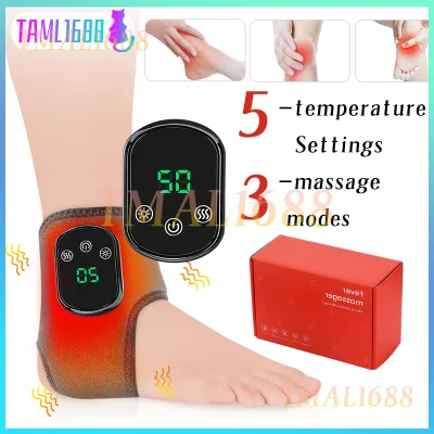 [✅SG Ready Stock] Thermal Knee Massager Electric Leg Joint Heating Vibration Massage Therapy Elbow Brace Arthritis Pain Physiotherapy Knee Support