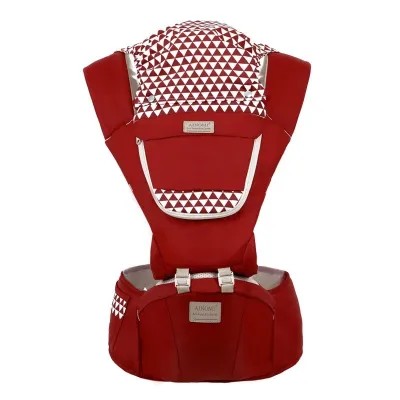 HamshMoc Baby Carrier with Hipseat 0 to 36 Months 3 In 1 Multifunctional Ergonomic Non-Slip Hip Seat Carrier on Back Front Facing Kangaroo Baby Wrap Straps Carrier Free Hand Easy Wear Travel Bag