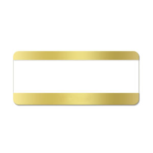 Papan Nama Akrilik Sliding / Papan Nama Ruangan Sliding Acrylic & Alumunium - Silver Gold