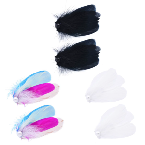 Trendy Feathered Hairpin with Artificial Pearls for Girls Ballet and Evening Event Gathering Stage Show Hair Accessories
