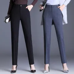 Slacks Pants For Women Formal Plus Size Pants For Women Stretchable Slacks  Pants For Women Plus Size Pants Korean Style For Women Trouser Pants For  Women Suit Pants 2023 Ins New 091523