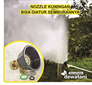 Nozel Spuyer Tangki Semprot Bisa Disetting - Nozzle Sprayer Elektrik Kabut Bisa Diatur Semburan