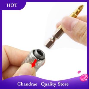 [Chandrae] Convenient SDS Socket Adapter 1 4 Hex Shank Screwdriver Holder Drill Bits Adapter Converter for Drill Bits