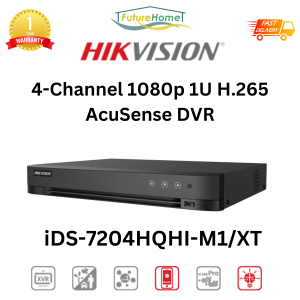 SG LOCAL HIKVISION 4 Channel DVR: iDS-7204HQHI-M1/XT / iDS-7204HQHI-M1/S  supports Dahua CVI TVI AHD and Analog Mode.