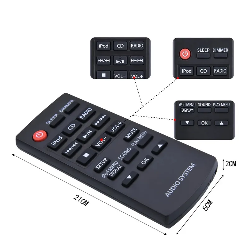 New Remote Control N2QAYC000058 For Panasonic Audio Player