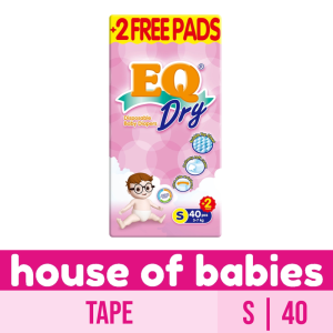 EQ Dry Econo Pack Small 40 - Tape Baby Diapers