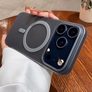 Men Women Matte Ultra Thin PC for Magsafe Case for iPhone 18 Pro Max 17 Air Wireless Charge Cover for iPhone 16 15 Pro Max Plus