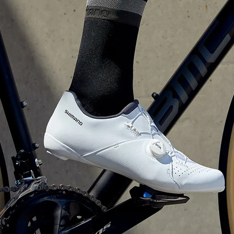 SHIMANO RC3 RC300 Shoes Glass Fiber Self Locking Shoes Reinforced