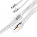 DD ddHiFi M120A 3.5mm Earphone Cable with 2-Pin 0.78 and MMCX Connector, Supports CTIA Standard In-line Controls and Microphone. 