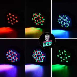 LAMPU DISCO SLIM 36 LED PLUS REMOT / LAMPU DISKOTIK DISCO 36 MATA LED PLUS REMOT / LAMPU PARTY