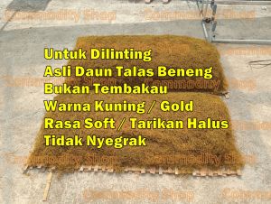 Daun Talas Beneng Kering Premium ukuran 5kg sampai 50gr