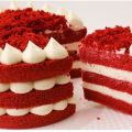 Red Velvet Cake PreMix  (BK) 红色天鹅绒蛋糕预拌粉 ( 500gm/1kg pkt )  2032.500/2032.1. 