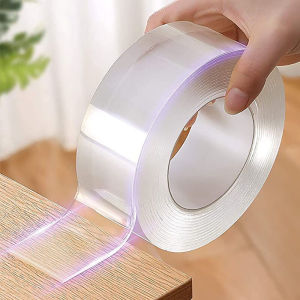 Băng Dính 2 Mặt Trong Suốt Bằng Acrylic Dán Mọi Vật Dụng Băng Keo Nano - Băng Keo 2 Mặt Siêu Dính Treo Đồ Đa Năng