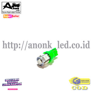 Lampu Speedometer Beat Supra / Lampu LED sein senja 5Mata T10 / Lampu Jagung Spedometer sen kota