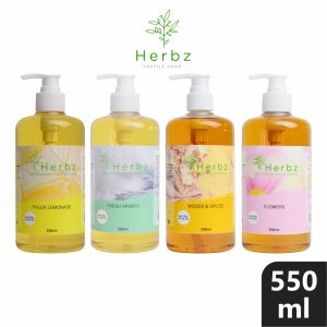 Sabun Castile HERBZ 550ml PHLUX LEMONADE - Sabun Mandi Sehat