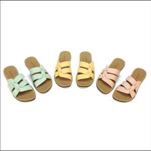 Velonesia Sandal - ALICE Sandal Kulit Wanita & Sandal Slop Kulit Sintetis