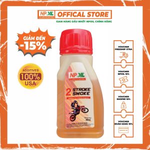 Nhớt thơm cho xe 2 thì NPOIL 2T 80ml - dùng xe xipo mùi singum
