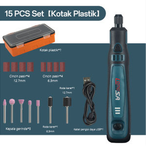 [COD] Bor Mini Grinder Set Cordless 3.6V Mini Drill Tuner Mesin Ukir Poles 3 Kecepatan 50 Aksesoris Alat Ukir Grafir 15000RPM Cordless Gerinda Listrik Mini Electric Nail Manicure Pedicure Pena Pengukir DIY 3.6V