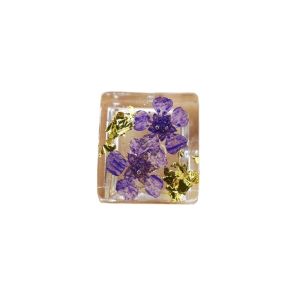 MIIQNUS Gypsophila Artificial flowers Keycaps Translucent OEM R4 Resin Keycap Universal Decoration Mechanical Keyboard Keycap Cross Axis