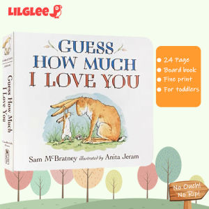 LILGLEE Guess How Much I Love You 24 pages For ages 1 to 3 Board Books for Toddler and Baby Childrens Picture Board Book