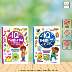 Sách - Combo 2c-IQ thiên tài 1-2 tuổi & IQ thiên tài 2-3 tuổi (Tái bản)
