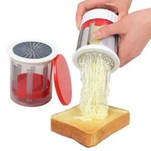 Cheese Grater Plastic Stainless Steel Multipurpose Fruits Vegetables Butter Shredder for Home Kitchens Restaurants Canteens