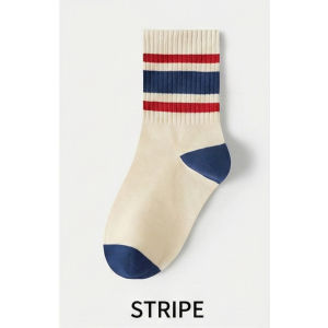 Kid Children Crew Socks Boy Anti-odor Plain Color Soft Cotton Well Wear
