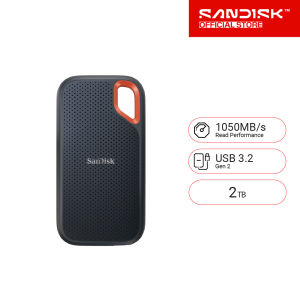 SanDisk Extreme Portable SSD SDSSDE61 2TB USB 3.2 Gen 2 - (SDSSDE61-2T00-G25)