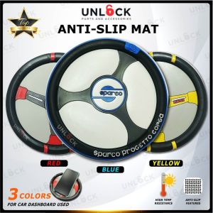 Car Interior Anti-Slip Mat Auto Dashboard Pads Non-Slip High Temperature Blue Red Yellow Automobile Car Accessories Aksesori Kereta Car Accessories Aksesori Kereta