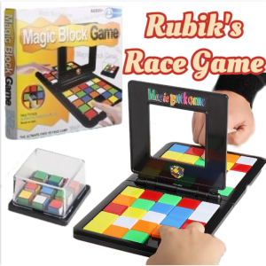 Childrens Board Games Educational Toys Two People Battle Race Colorful Squares Jigsaw Puzzle Educational Toys