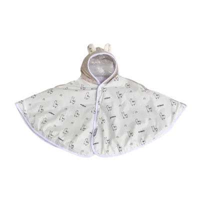 OMILAND Baby Cape Alpaca Series Jaket Bayi Balita | Mantel hangat bayi | Selimut Topi Bayi