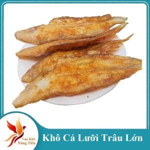 Khô Cá Lưỡi Trâu Cà Mau Loại Đại Con Siêu To Siêu Thịt- Vựa Khô Nàng Tiên(1kg 200gr)