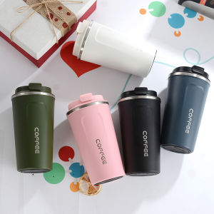 Stainless Steel Vacuum Insulated Coffee Cup 510ML Travel Thermal Coffee Mug Tea Cup Thermos Tumbler Office Car Leisure Fashion Cups