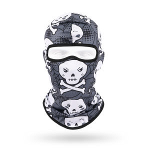 New Dry Quick Skull Balaclava Motorcycle Biker Head Cover Elastic Sunscreen Cycling Hiking Face Mask Windproof Headgear Caps H260928