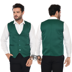 Rompi Vest Pria Slimfit Formal Dalaman Jas Kerja Kantor Polos Vintage Waistcoat