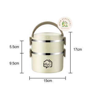 ปิ่นโตสเตนเลส ปิ่นโตสแตนเลส ปิ่นโตเก็บอุณหภูมิ ปิ่นโตใส่อาหาร 2ชั้น 3ชั้น 4ชั้น 5ชั้น ปิ่นโตสเตนเลส410 ทนทาน LunchBox Food