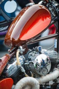 Motorcycle Gas Tank - Dished Frisco Wassel Handmade 15L Aftermarket Carburetor Type For Honda Steed VLX 400 Honda Shadow