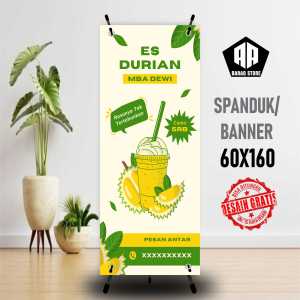 Spanduk Banner ES DURIAN BISA REQUEST